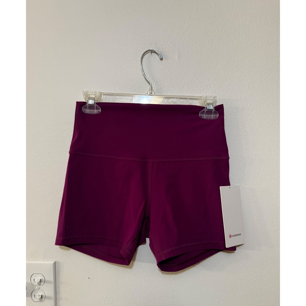Lululemon Align High Rise Short 4" Chilled Grape Size 8 NWT